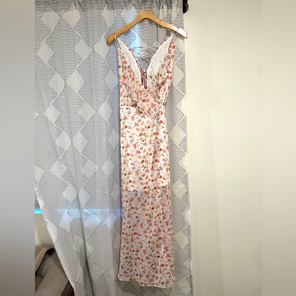 Lovely Wrap Dress with Back Detail